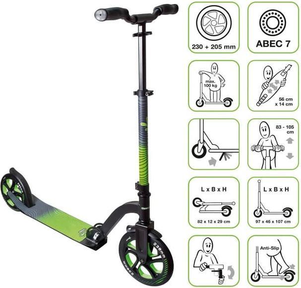 Produktbild Muuwmi Aluminium Scooter Pro 230mm SG | 467