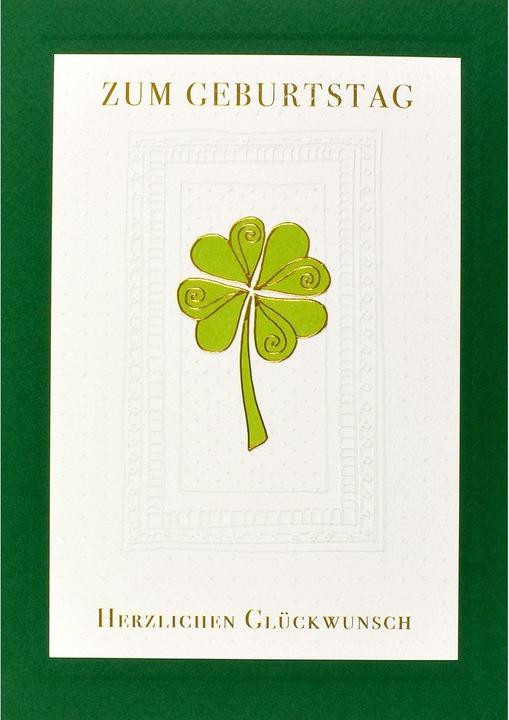 Produktbild ABC Geburtstagskarte Kleeblatt A5 (1 Stk.)