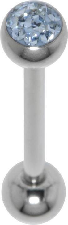 Produktbild Bijouteria Zungenpiercing (Kristall, Chirurgenstahl 316L, Epoxiharz)