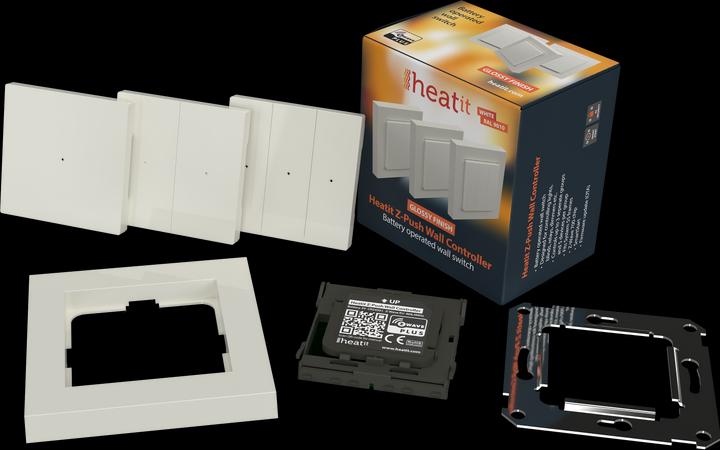 Produktbild Heatit Controls - Z-Wave+ 700 Z-Push Wall controller drahtloser Schalter