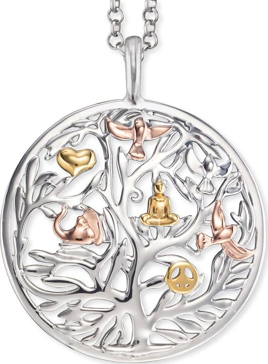 Actual product image Engelsrufer Necklace tree of life (925 silver rhodium-plated, 50 cm)