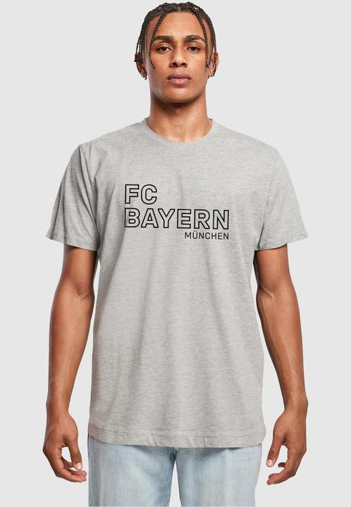 Actual product image FC Bayern München Logo Vertical T-Shirt Round Neck - 115207 (4XL)