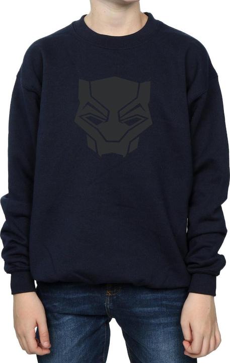 Actual product image Boys Black Panther Black On Black Sweatshirt (152, 158)
