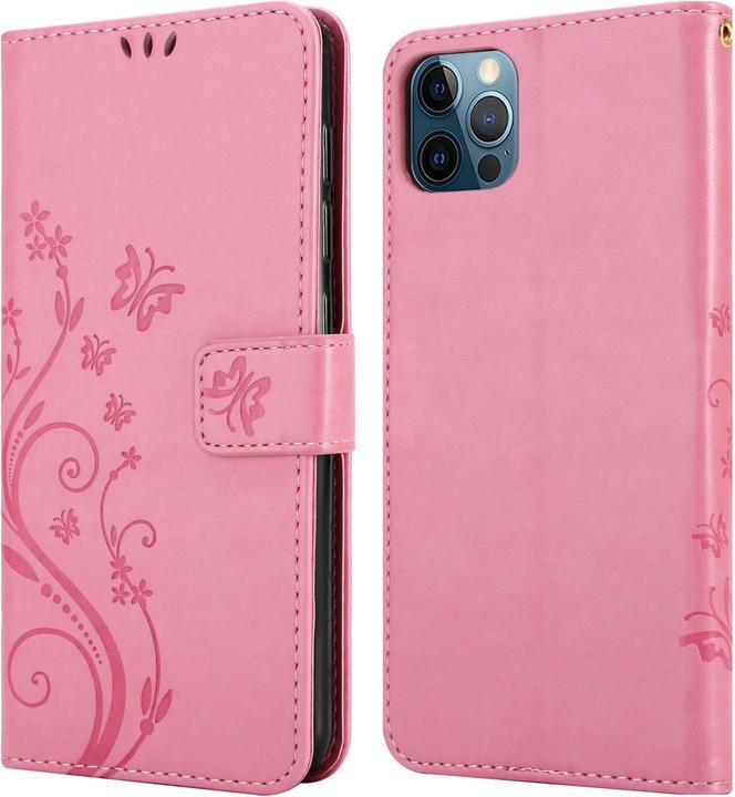 Actual product image Cadorabo Flower Book cover (Apple iPhone 13 Pro Max)