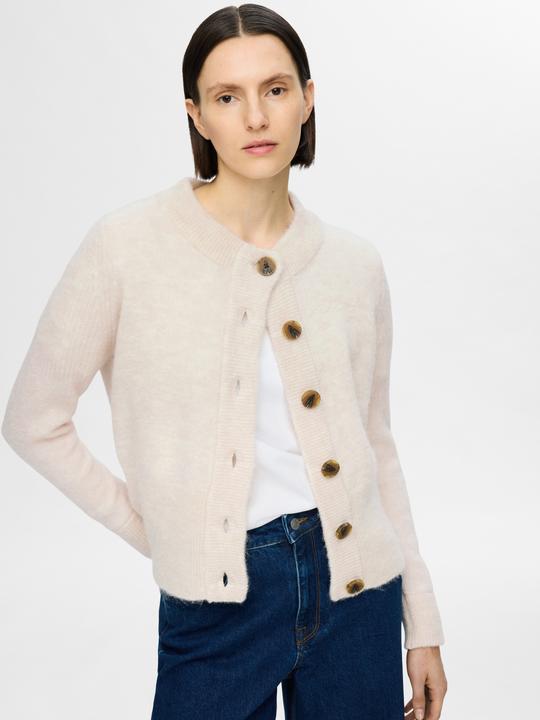 Actual product image Selected Femme Slfsia Ras Ls Knit Cardigan Noos (S)