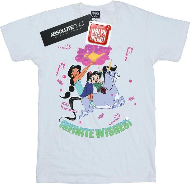 Immagine prodotto Disney Wreck It Ralph Jasmine And Vanellope Maglietta Ampia Donna (XL)