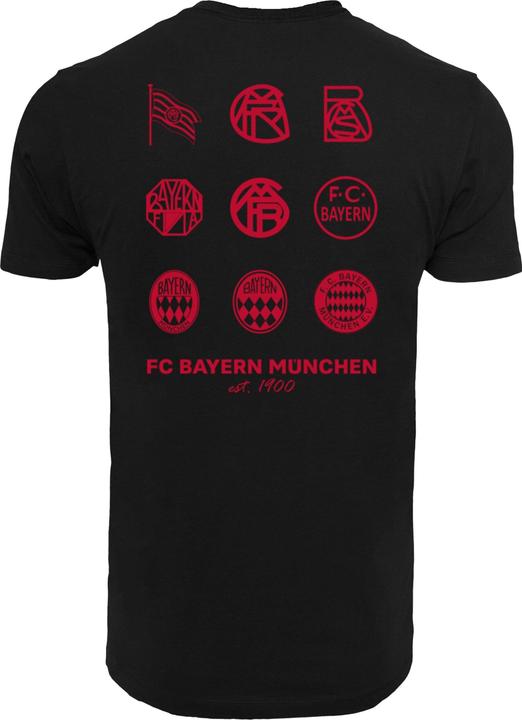 Produktbild FC Bayern München Logo History Red T-Shirt Round Neck - 112157 (L)