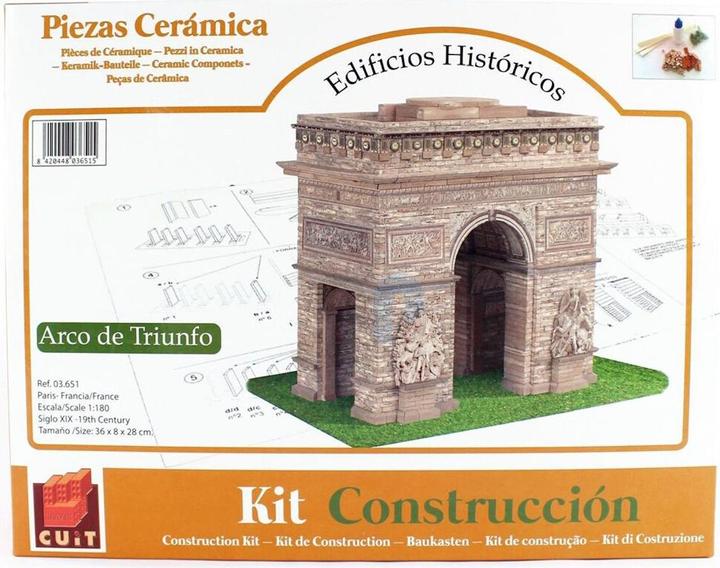 Immagine prodotto Block Cuit. Kit modello 3D in ceramica -Arco di Trionfo Parigi (33 x 27 x 18 cm)