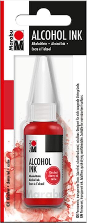 Actual product image Marabu Alcohol Ink Cherry Red, 20 ml (Cherry red, 20 ml)
