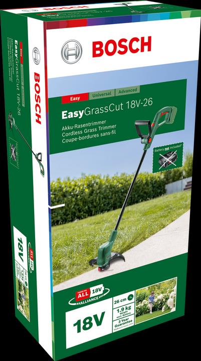 Actual product image Bosch Home & Garden EasyGrassCut 18V-26 (Trim line)