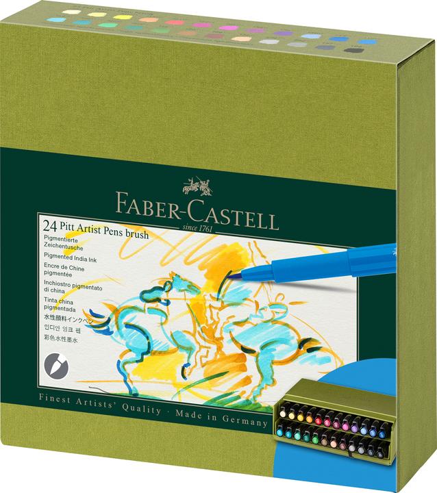 Produktbild Faber-Castell Filzstift Pitt Artist (Sortiert, 12 x)