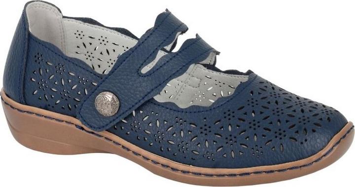Boulevard Sandalen Perforiert Leder