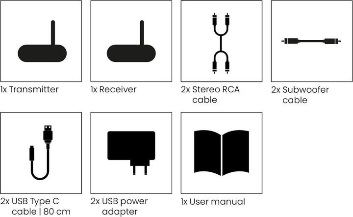 Image du produit Marmitek Subwoofer Anywhere 640 (20 m)