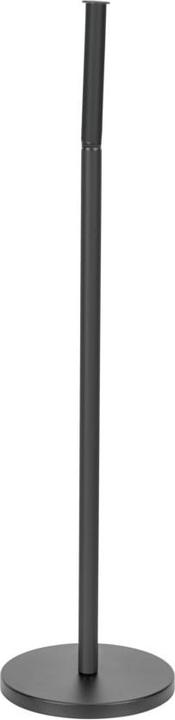 Produktbild Wenko Stand Toilettenpapierhalter 2 in 1 Schwarz mit Toilettenpapier Ersatzrollenhalter, platzsparend