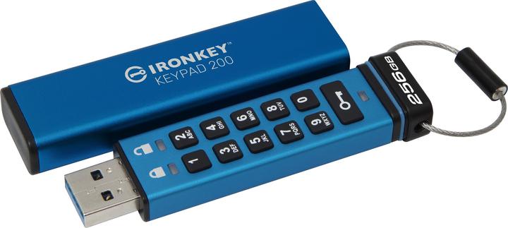 Produktbild Kingston IronKey Keypad 200 (256 GB, USB-A)