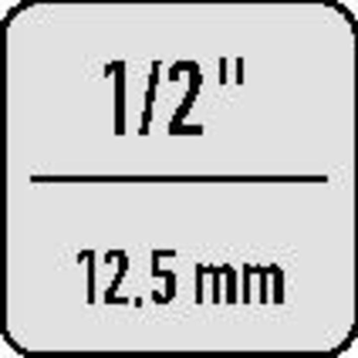Actual product image HAZET HiPer fine-tooth reversible ratchet 916HP ∙ Square, solid 12.5 mm (1/2 inch) (1/2")