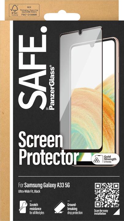 Immagine prodotto Safe. Pellicola protettiva Custodia amichevole Galaxy A33 5G (1 Pezzo/i, Samsung Galaxy A33 5G)