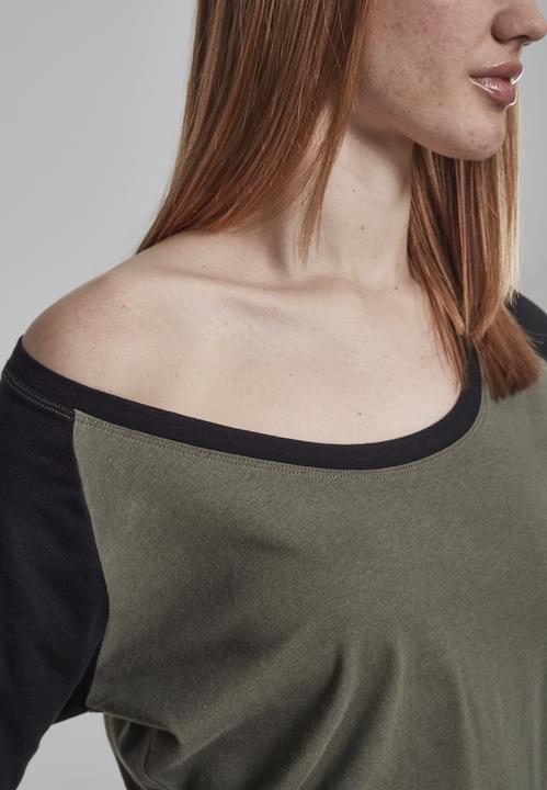 Image du produit Urban Classics Ladies 3/4 Contrast Raglan Tee (5XL)