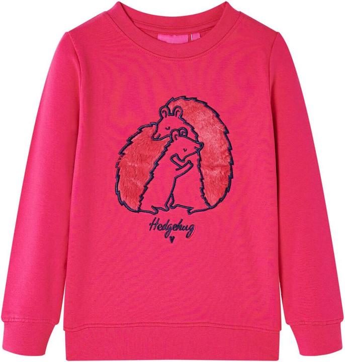 Image du produit VidaXL Sweatshirt enfant rose vif 116,Composition : 95% coton. 5 (116)