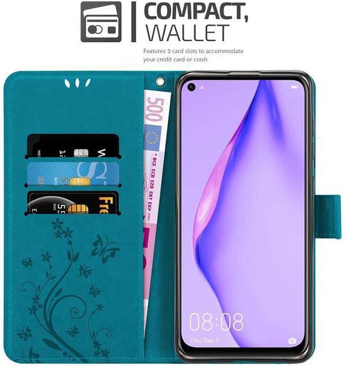 Image du produit Cadorabo Couverture du livre de fleurs (Huawei P40 Lite)