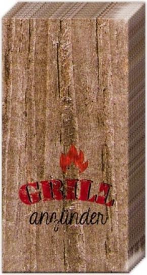 IHR Taschentuch Grill anzünden