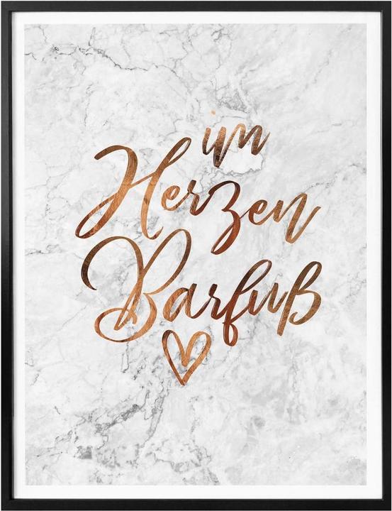 Immagine prodotto Trenddeko Copper Optics - Barefoot at Heart (60 x 80 cm)