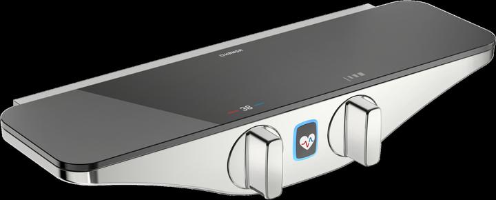 Hansa Termostatico doccia Emotion con trattamento corpo Wellfit, cromo/grigio a vista