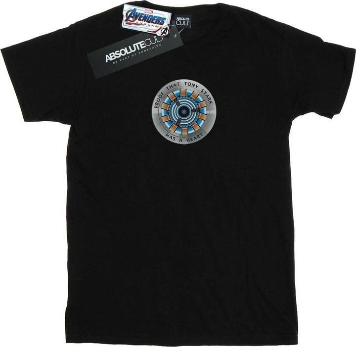Image du produit - T-shirt AVENGERS ENDGAME TONY STARK HEART - Homme (M)