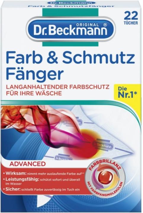 Actual product image Dr. Beckmann Farb- und Schmutzfänger mit Mikrofaser + Farbfang-Moleküle (22 Washing cycles, Sheets)