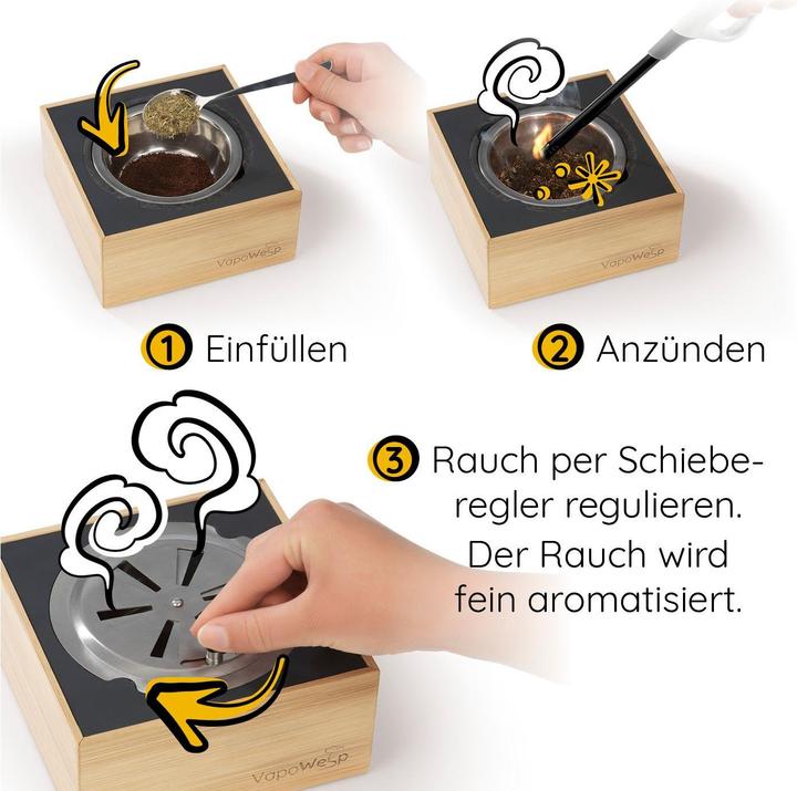 Produktbild Vapowesp Räucherbox