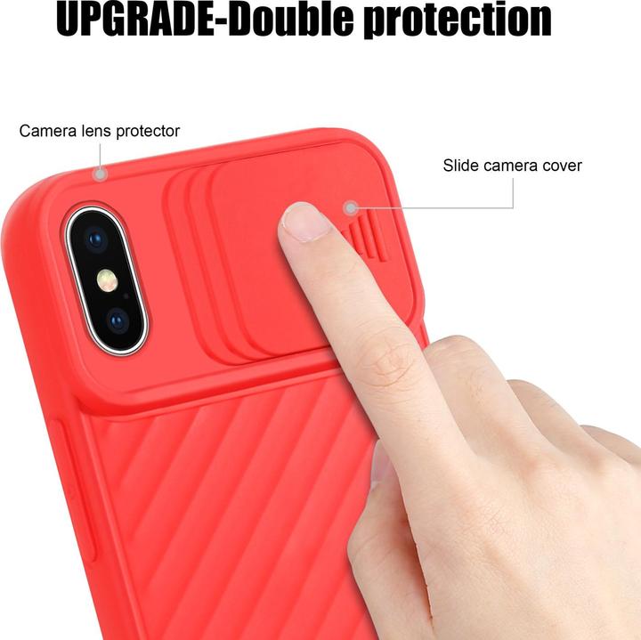Immagine prodotto Cadorabo Cover in TPU con protezione della fotocamera (Apple iPhone XS Max)