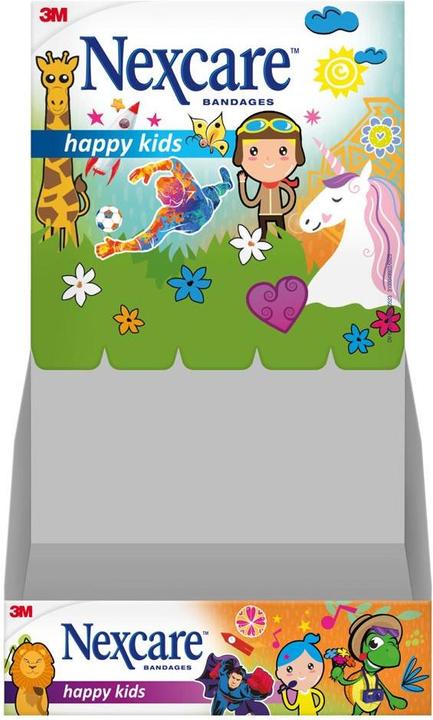 Actual product image 3M Nexcare Display Children's Plasters Happy Kids Cool 12 pieces (1 x)