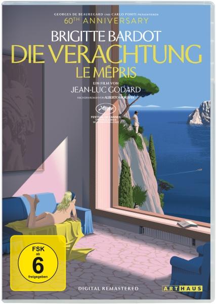Produktbild Die Verachtung - Le Mépris - 60th Anniversary Edition - Dig.Remast. (DVD, Deutsch, Englisch, Französisch)