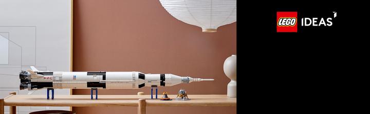 Immagine prodotto LEGO Saturno V Apollo della NASA (92176, LEGO Ideas, Set LEGO rari)