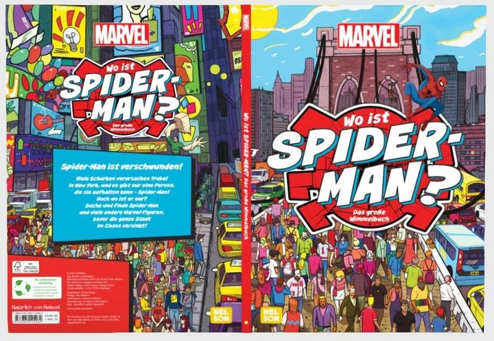 Produktbild Marvel: Wo ist Spider-Man? Das grosse Wimmelbuch (Deutsch, Marvel, Constanze Steindamm, 2024)