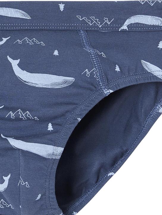 Immagine prodotto Vertbaudet Confezione da 7 slip da ragazzo in cotone biologico, balene (158, Confezione da 7)
