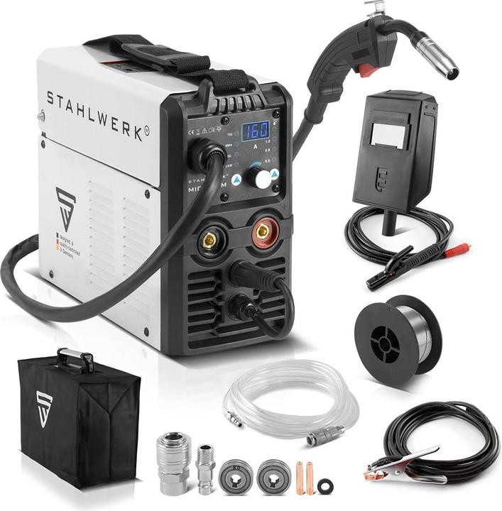 Stahlwerk Welding machine MIG MAG 160 M IGBT 5 in 1 combi device with 160 amps