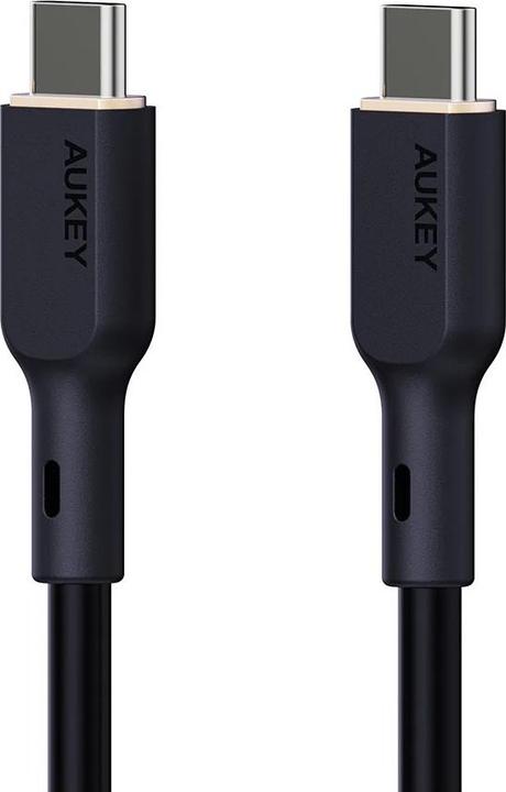 Produktbild Aukey CB-SCC241 USB-C Power Delivery PD 240W 5A 20V 1m Nylon Schwarz (1 m, USB 3.2 Gen 1)