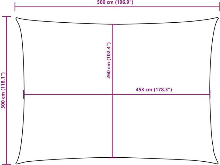 Actual product image VidaXL Nezhatok (300 x 500 cm)