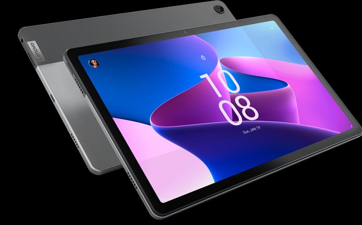 Actual product image Lenovo Tab M10 Plus (3rd Gen) (WLAN only, 10.61", 128 GB, Dual Tone Storm Gray)