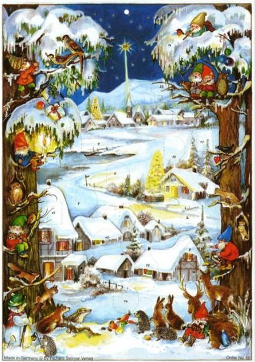 RSV66 - Calendrier de l'Avent - Un Noël coloré dans la neige