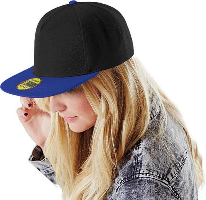 Immagine prodotto Beechfield Cappello da baseball con visiera piatta (confezione da 2) (Taglia unica)