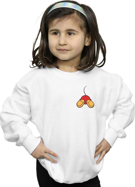 Immagine prodotto Disney Mickey Mouse Backside Breast Print Felpa Ragazze (140, 146)