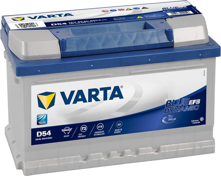 Image du produit Varta Blue Dynamic EFB D54 (12 V, 65 Ah, 650 A)