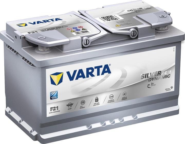Varta Silver Dynamic AGM F21 (12 V, 80 Ah, 800 A)