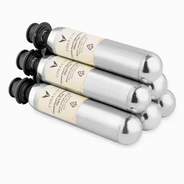 Actual product image Coravin Cartridge Sparkling CO2 6 pieces, silver (Wine pourer)