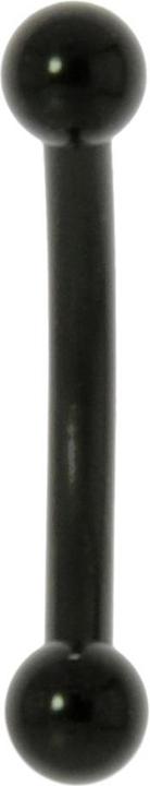 Actual product image Bijouteria Eyebrow Pin (Surgical steel 316L, PVD coating (black))