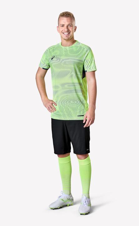 Actual product image Kipsta Damen/Herren Fussball Trikot kurzarm - VIRALTO Wave gelb/grau (M)