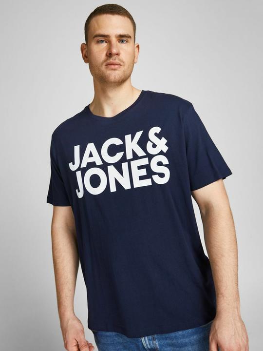 Actual product image Jack & Jones Logo print plus size t-shirt (8XL)