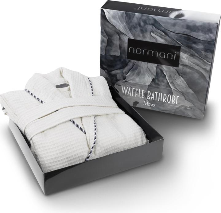 Actual product image Normani Men's bathrobe waffle pique Moyo - 9129 (L)